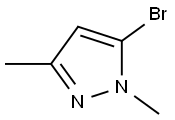 5-Bromo-1,3-dimethyl-1H-pyrazole Structural