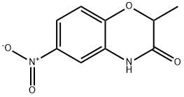 2-METHYL-6-NITRO-2H-BENZO[B][1,4]OXAZIN-3(4H)-ONE Structural