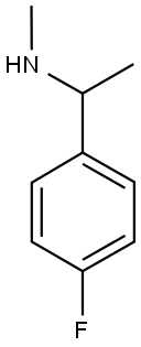 Benzenemethanamine, 4-fluoro-N,alpha-dimethyl- (9CI) Structural