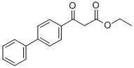 3-BIPHENYL-4-YL-3-OXO-PROPIONIC ACID ETHYL ESTER Structural