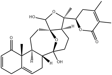 (13R,22R)-13,14:18,20-Diepoxy-14,18,22-trihydroxy-1-oxo-13,14-secoergosta-2,5,24-trien-26-oic acid 26,22-lactone