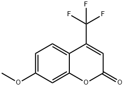 7-METHOXY-4-(TRIFLUOROMETHYL)COUMARIN Structural