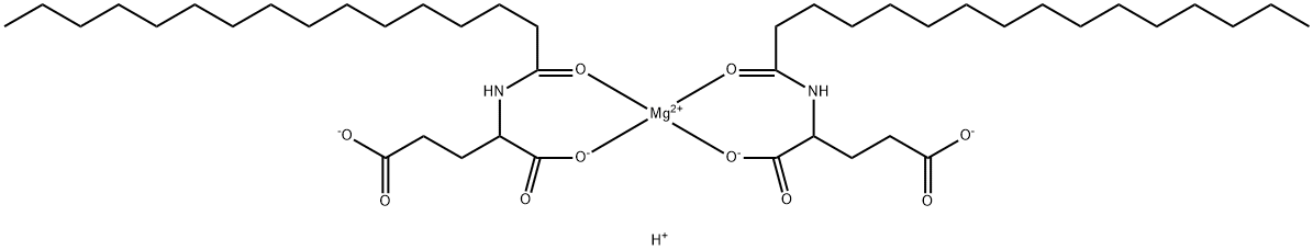 dihydrogen bis[N-palmitoyl-L-glutamato(2-)-N,O1]magnesate(2-)   