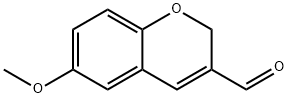 6-METHOXY-2H-CHROMENE-3-CARBALDEHYDE Structural