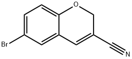 6-BROMO-2H-CHROMENE-3-CARBONITRILE Structural