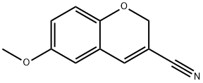 6-METHOXY-2H-CHROMENE-3-CARBONITRILE Structural