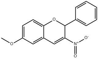 6-Methoxy-3-nitro-2-phenyl-2H-1-benzopyran Structural