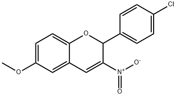 2-(4-Chlorophenyl)-6-methoxy-3-nitro-2H-1-benzopyran