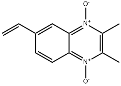 Quinoxaline, 6-ethenyl-2,3-dimethyl-, 1,4-dioxide (9CI) Structural