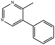 Pyrimidine, 4-methyl-5-phenyl- (9CI) Structural