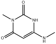 3-Methyl-6-methylaminouracil Structural