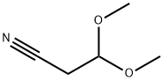 3,3-Dimethoxypropanenitrile Structural