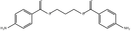 TRIMETHYLENE BIS(4-AMINOBENZOATE) Structural