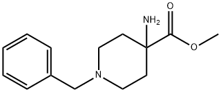 Methyl 4-amino-1-benzyl-piperidine-4-carboxylate Structural