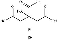 BISMUTH POTASSIUM CITRATE Structural