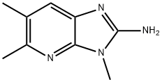 2-AMINO-3,5,6-TRIMETHYLIMIDAZO(4,5-B)PYRIDINE Structural