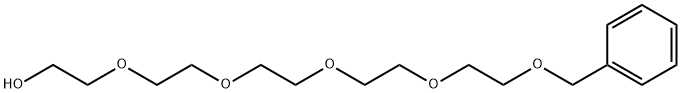 2-[2-[2-[2-[2-(BENZYLOXY)ETHOXY]ETHOXY]ETHOXY]ETHOXY]ETHANOL Structural