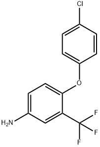 4-(4-CHLOROPHENOXY)-3-(TRIFLUOROMETHYL)ANILINE Structural