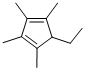 ETHYLTETRAMETHYLCYCLOPENTADIENE Structural