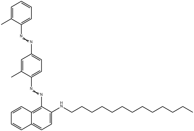 1-[[2-methyl-4-[(2-methylphenyl)azo]phenyl]azo]-N-tridecylnaphthalen-2-amine Structural