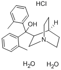 (3-QUINUCLIDINYL)DI(2-METHYLPHENYL)CARBINOL HYDROCHLORIDE DIHYDRATE Structural