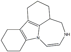 1,2,3,4,8,9,10,11-OCTAHYDRO[1,4]DIAZEPINO[6,7,1-JK]CARBAZOLE HYDROCHLORIDE Structural