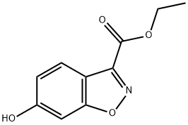 ETHYL 6-HYDROXYBENZO[D]ISOXAZOLE-3-CARBOXYLATE Structural