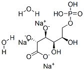 D-Gluconic acid, 6-(dihydrogen phosphate), trisodium salt, dihydrate Structural