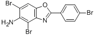 4,6-DIBROMO-2-(4-BROMOPHENYL)-1,3-BENZOXAZOL-5-AMINE