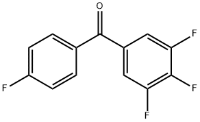 3,4,4',5-TETRAFLUOROBENZOPHENONE Structural