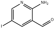 2-AMINO-5-IODO-PYRIDINE-3-CARBALDEHYDE Structural