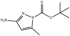 1H-Pyrazole-1-carboxylicacid,3-amino-5-methyl-,1,1-dimethylethylester Structural