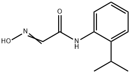 Acetamide, 2-(hydroxyimino)-N-[2-(1-methylethyl)phenyl]- Structural