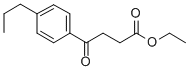 ETHYL 4-(4-N-PROPYLPHENYL)-4-OXOBUTYRATE Structural