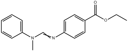 Ethyl 4-[[(methylphenylamino)methylene]amino]benzoate Structural Picture