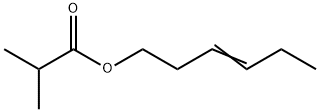hex-3-enyl isobutyrate Structural