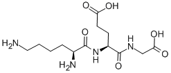 H-LYS-GLU-GLY-OH Structural