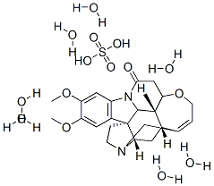 BRUCINE SULFATE HEPTAHYDRATE Structural