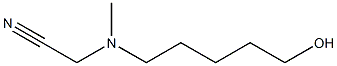 Acetonitrile, [(5-hydroxypentyl)methylamino]- (9CI) Structural