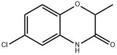 6-CHLORO-2-METHYL-2H-1,4-BENZOXAZIN-3(4H)-ONE Structural