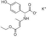 Potassium (R)-((3-ethoxy-1-methyl-3-oxoprop-1-enyl)amino)(4-hydroxyphenyl)acetate Structural