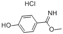 METHYL 4-HYDROXYBENZIMIDATE HYDRO-CHLORIDE Structural