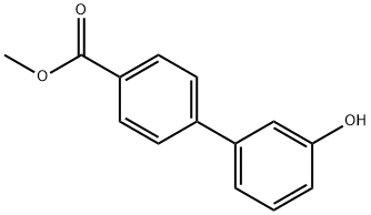 3'-HYDROXYBIPHENYL-4-CARBOXYLIC ACID METHYL ESTER Structural