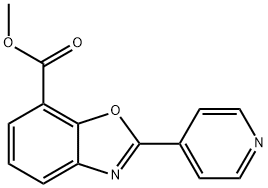 Methyl 2-(pyridin-4-yl)-1,3-benzoxazole-7-carboxylate Structural