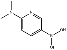 2-(Dimethylamino)pyridine-5-boronic acid hydrate Structural