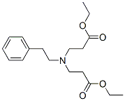 ethyl N-(3-ethoxy-3-oxopropyl)-N-(2-phenylethyl)-beta-alaninate        