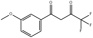 4,4,4-TRIFLUORO-1-(3-METHOXY-PHENYL)-BUTANE-1,3-DIONE Structural