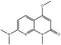 7-(dimethylamino)-4-methoxy-1-methyl-1,8-naphthyridin-2(1H)-one       