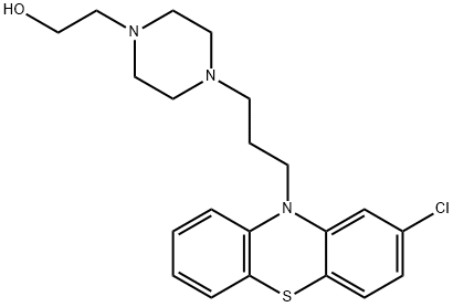 gamma-(4-(beta-Hydroxyethyl)piperazin-1-yl)propyl-2-chlorophenothiazine