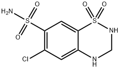 Hydrochlorothiazide Structural Picture